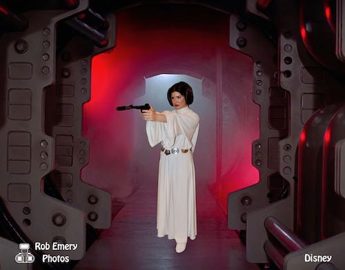 Princess Leia with a gun